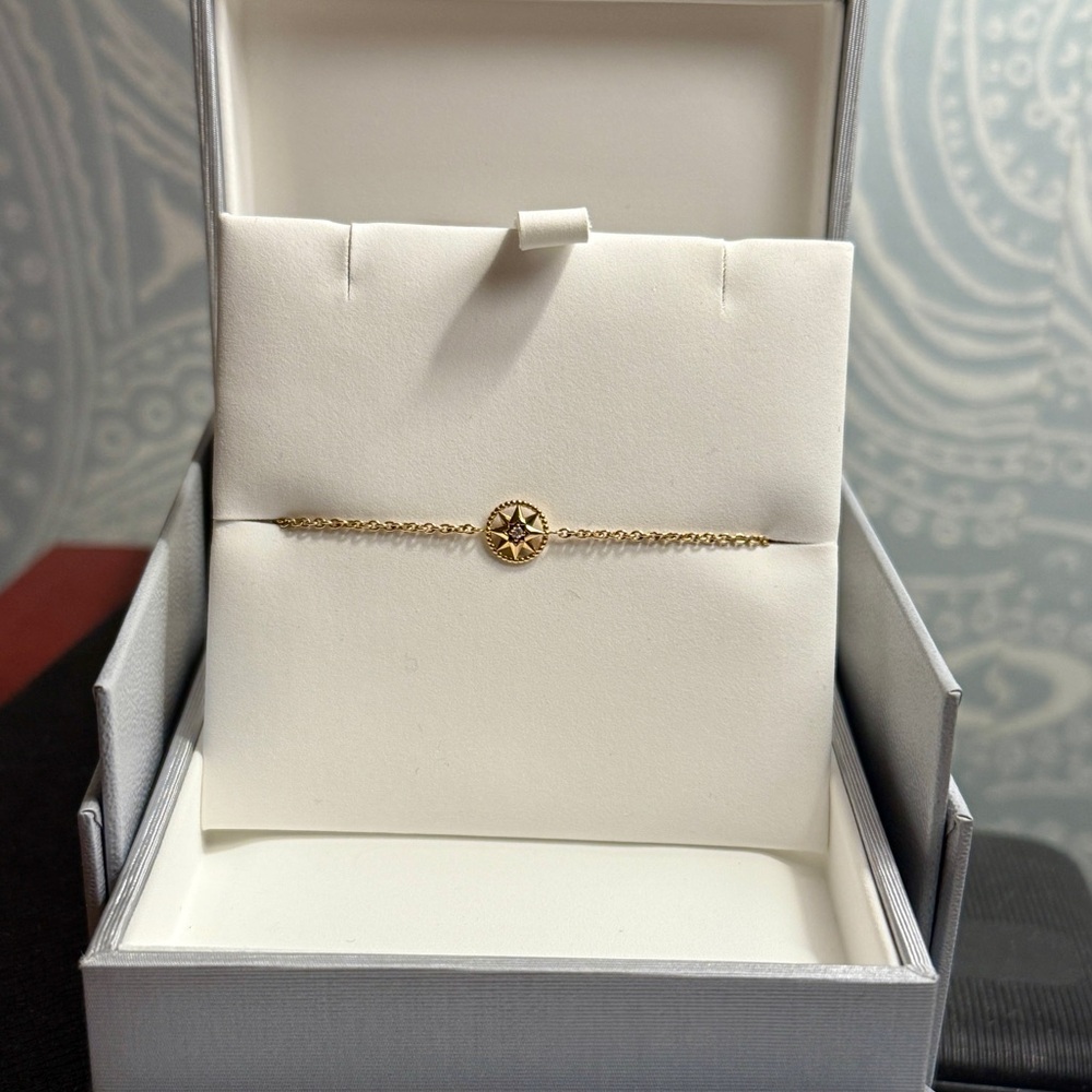 Dior Rose Des Vents Bracelet 18k Rose Gold w/ Diamond